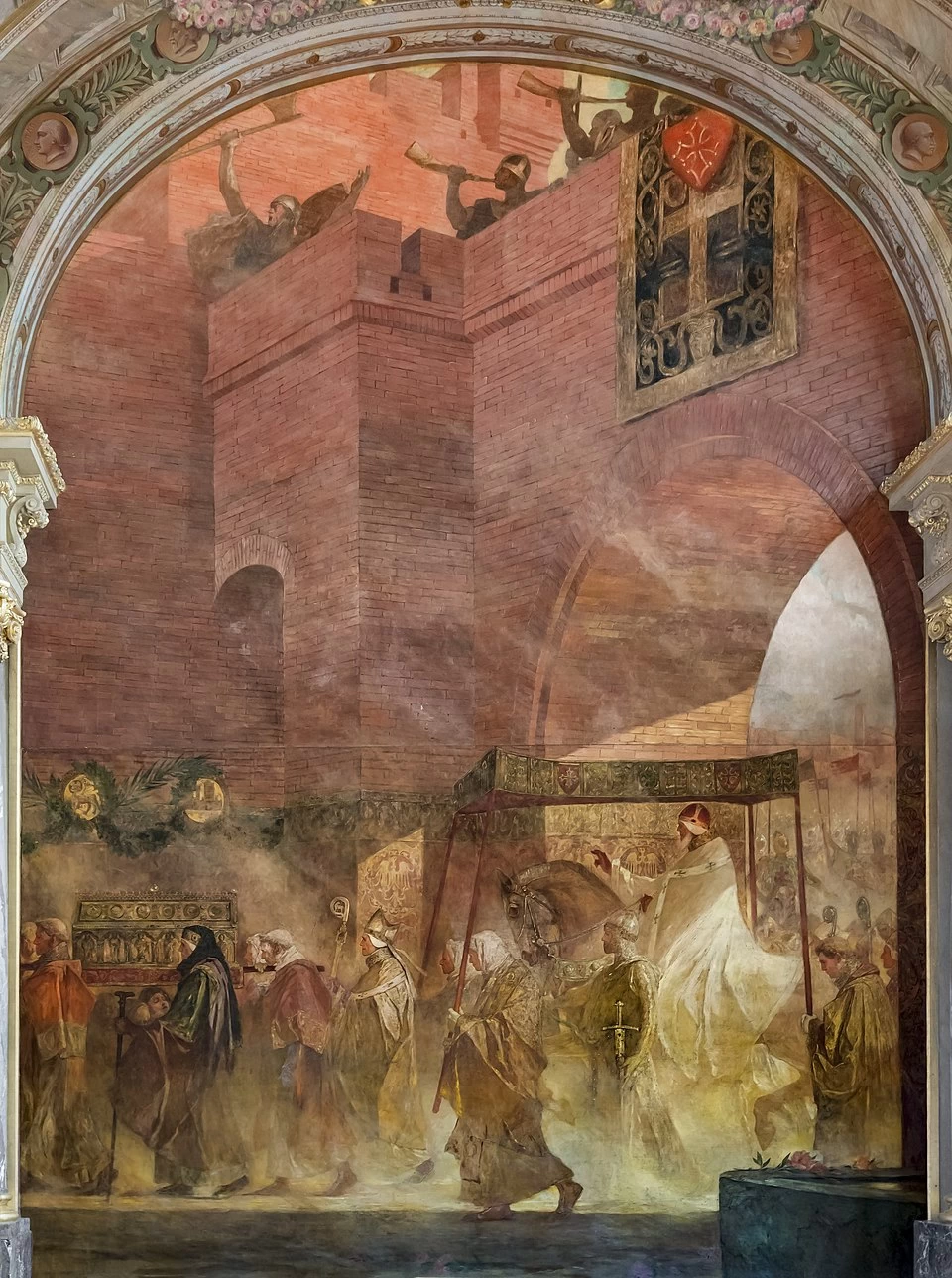 Jean - Joseph Benjamin, Constant, 104, L'ingresso a Tolosa di Papa Urbano II nel 1096, Campidoglio di Tolosa